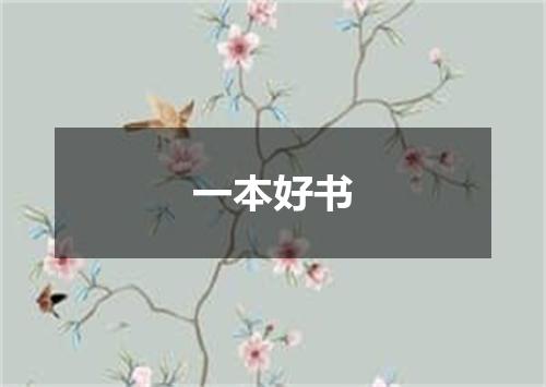 一本好书