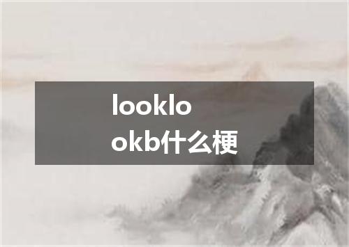 looklookb什么梗