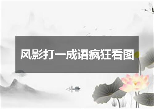 风影打一成语疯狂看图