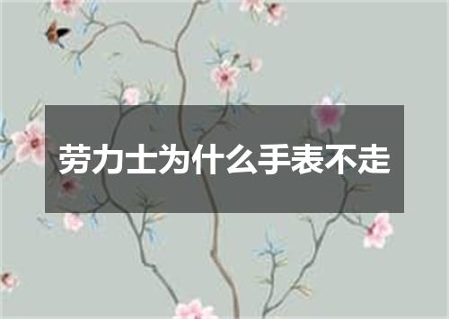 劳力士为什么手表不走