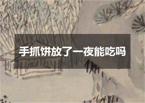 手抓饼放了一夜能吃吗