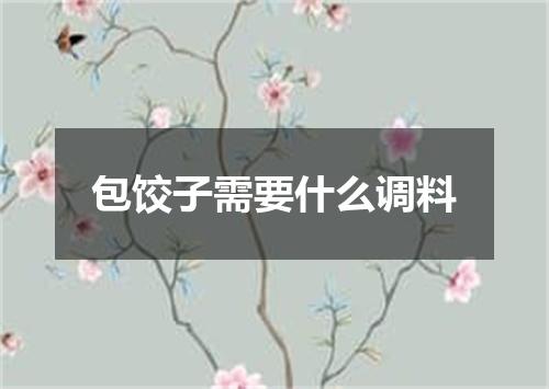 包饺子需要什么调料