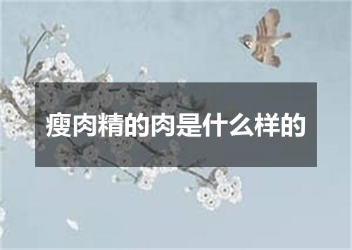 瘦肉精的肉是什么样的