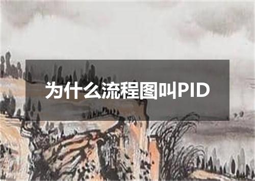 为什么流程图叫PID
