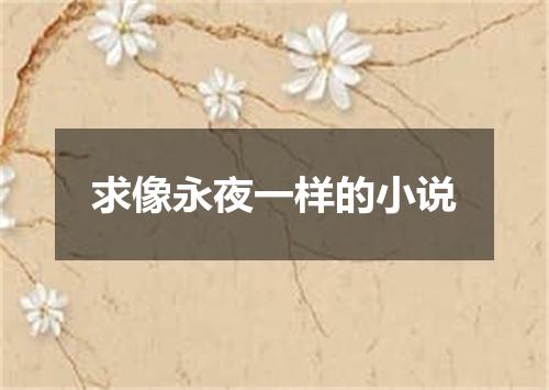 求像永夜一样的小说