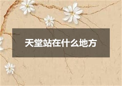 天堂站在什么地方