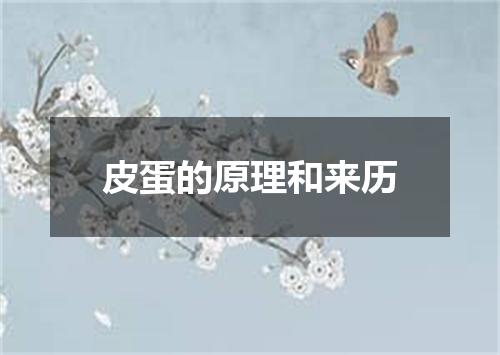 皮蛋的原理和来历