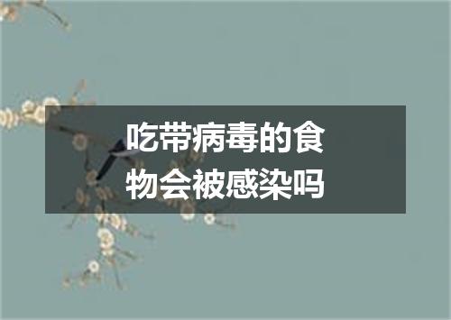 吃带病毒的食物会被感染吗