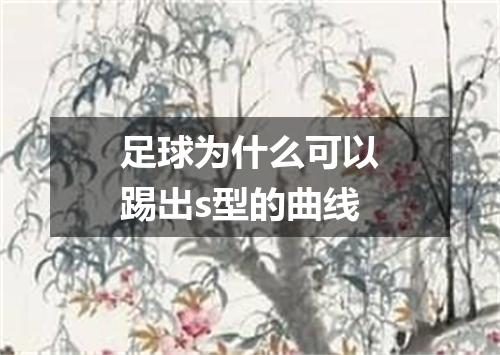 足球为什么可以踢出s型的曲线