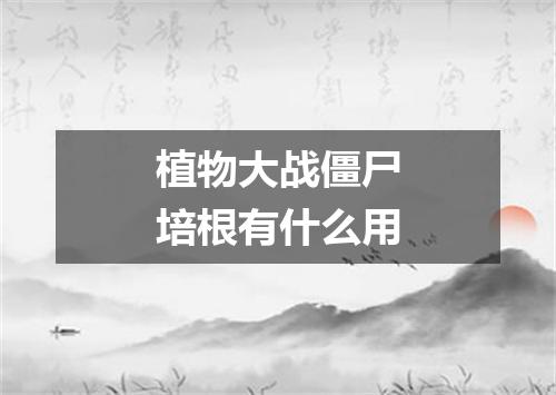 植物大战僵尸培根有什么用