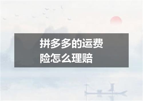 拼多多的运费险怎么理赔