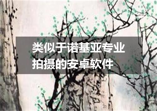 类似于诺基亚专业拍摄的安卓软件