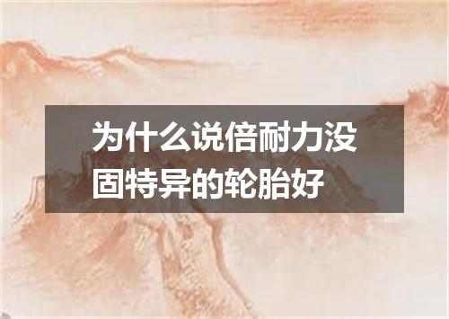 为什么说倍耐力没固特异的轮胎好