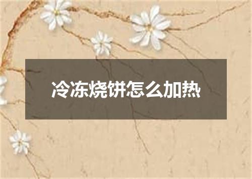 冷冻烧饼怎么加热