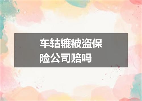 车轱辘被盗保险公司赔吗