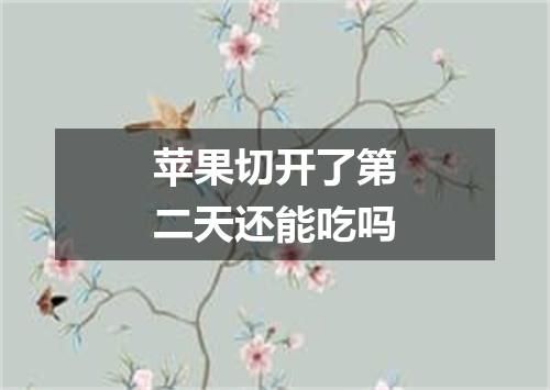 苹果切开了第二天还能吃吗