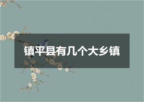 镇平县有几个大乡镇