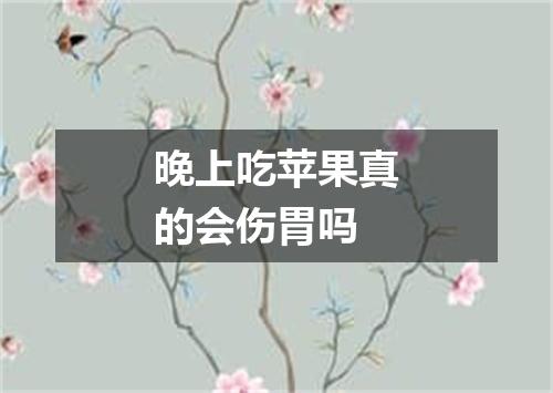 晚上吃苹果真的会伤胃吗