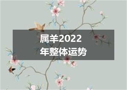 属羊2022年整体运势