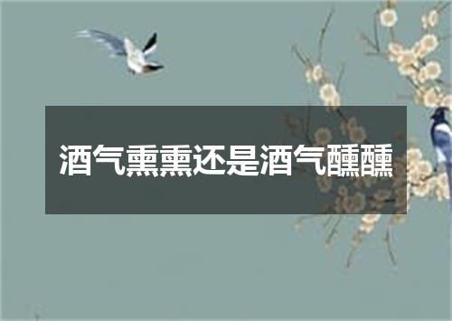 酒气熏熏还是酒气醺醺