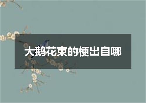 大鹅花束的梗出自哪