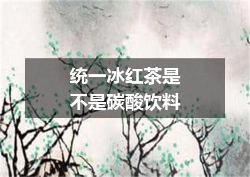 统一冰红茶是不是碳酸饮料