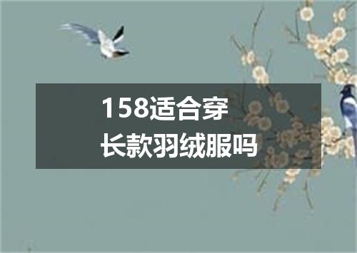 158适合穿长款羽绒服吗