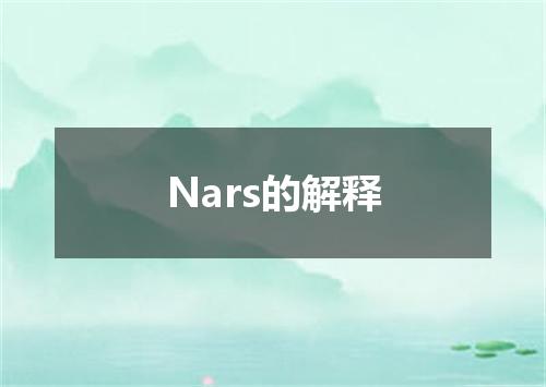 Nars的解释