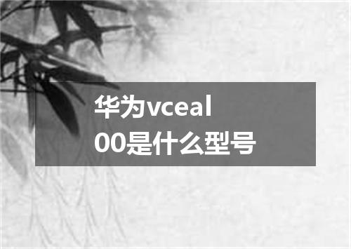 华为vceal00是什么型号