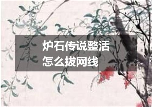 炉石传说整活怎么拔网线