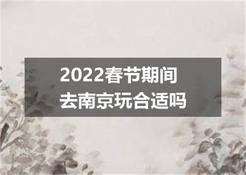 2022春节期间去南京玩合适吗