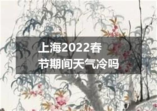 上海2022春节期间天气冷吗