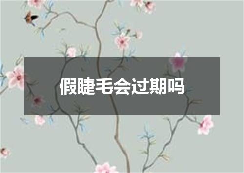 假睫毛会过期吗