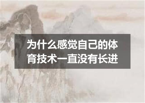 为什么感觉自己的体育技术一直没有长进