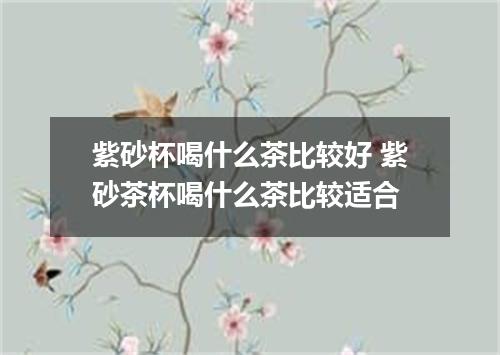 紫砂杯喝什么茶比较好 紫砂茶杯喝什么茶比较适合