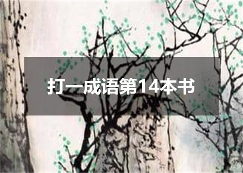 打一成语第14本书
