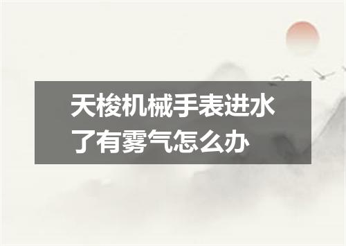 天梭机械手表进水了有雾气怎么办