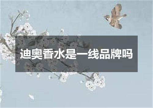 迪奥香水是一线品牌吗