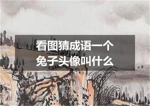 看图猜成语一个兔子头像叫什么