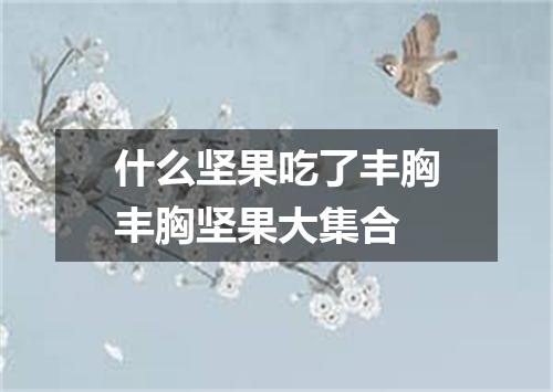 什么坚果吃了丰胸丰胸坚果大集合