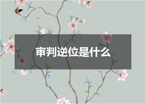 审判逆位是什么