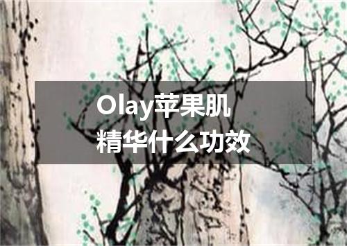 Olay苹果肌精华什么功效