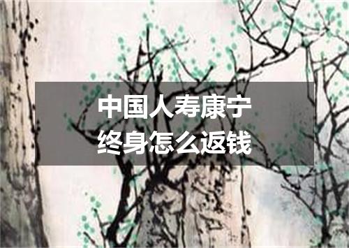 中国人寿康宁终身怎么返钱