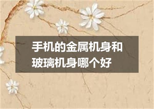 手机的金属机身和玻璃机身哪个好