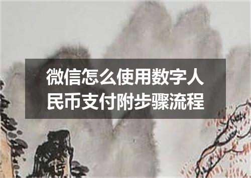 微信怎么使用数字人民币支付附步骤流程