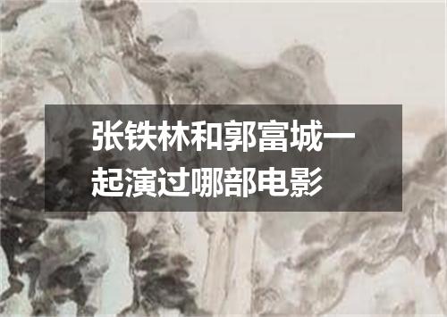 张铁林和郭富城一起演过哪部电影