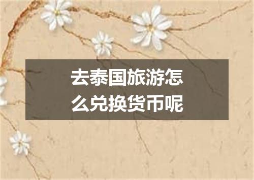 去泰国旅游怎么兑换货币呢