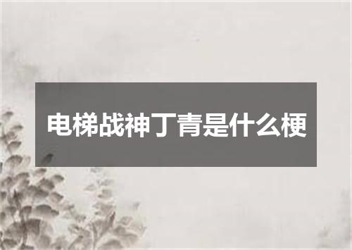 电梯战神丁青是什么梗