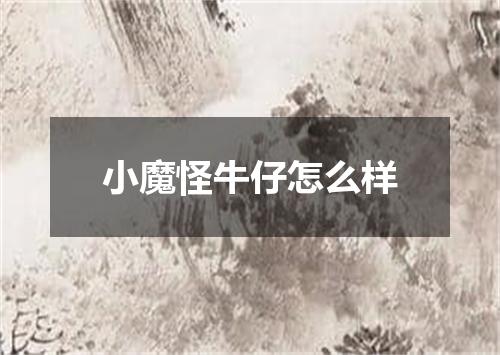 小魔怪牛仔怎么样