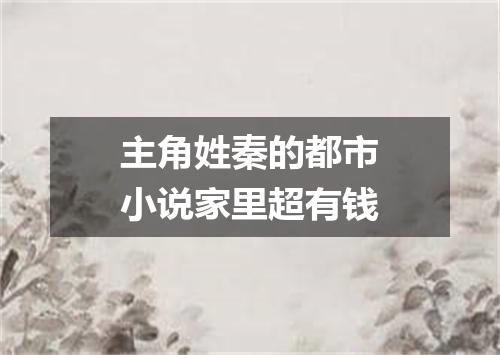 主角姓秦的都市小说家里超有钱